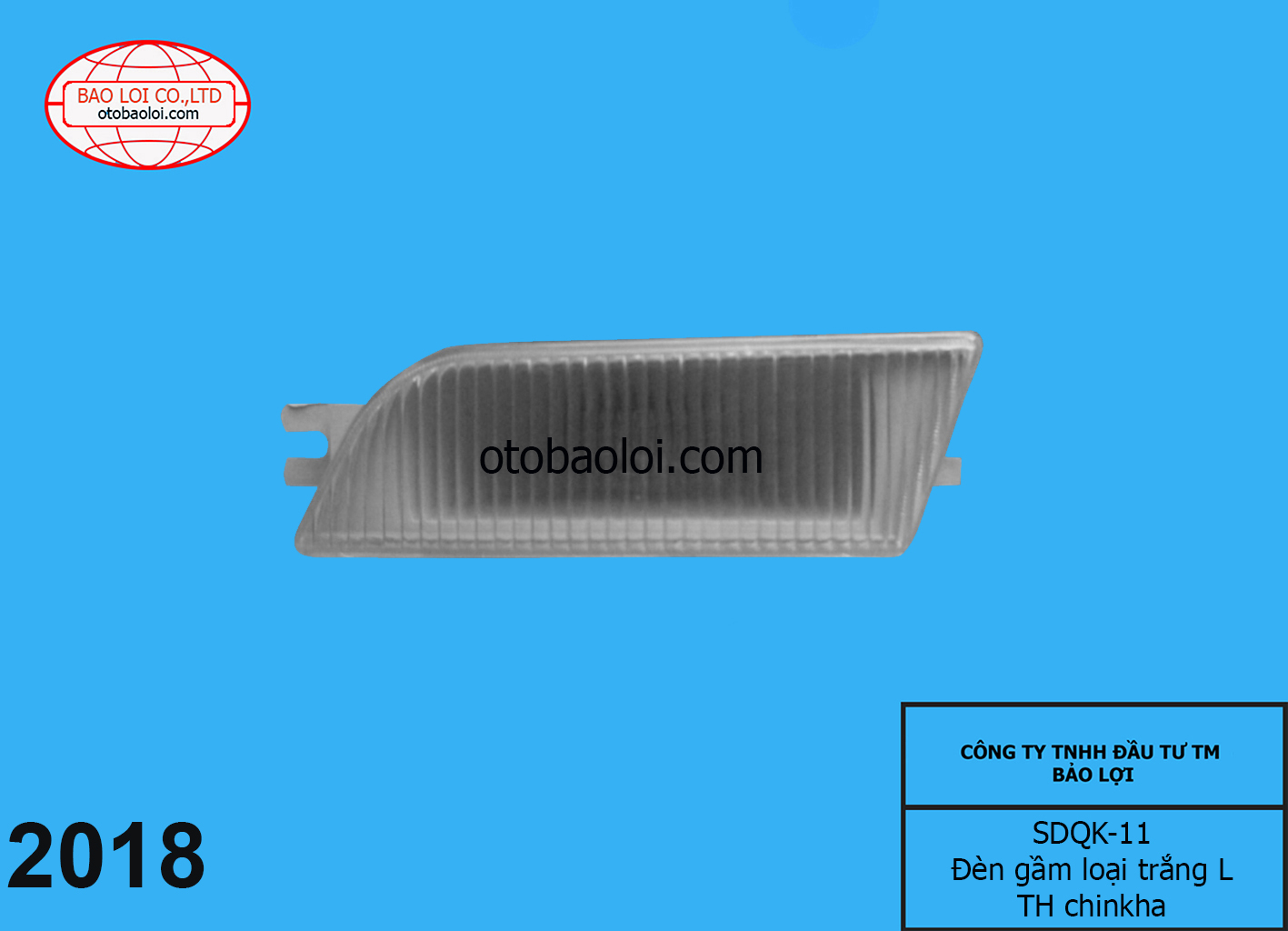 Đèn gầm loại thường trắng L Trường Hải Chin Kha