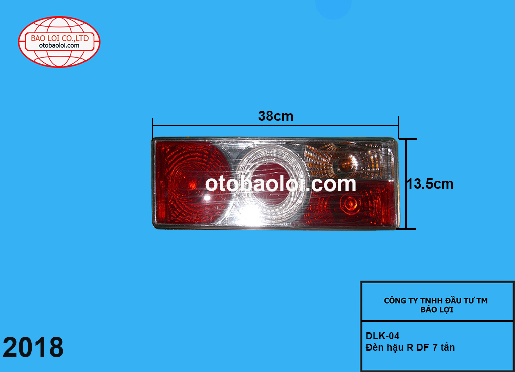 Đèn hậu L DF 7 tấn