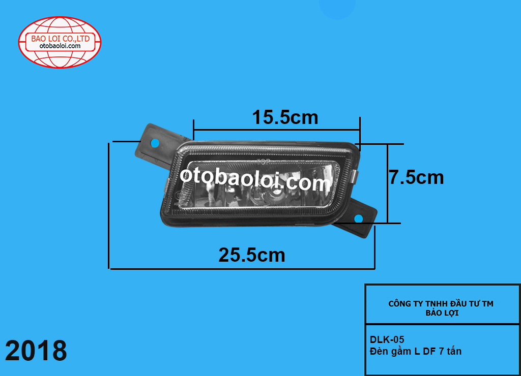 Đèn gầm L DF 7 tấn