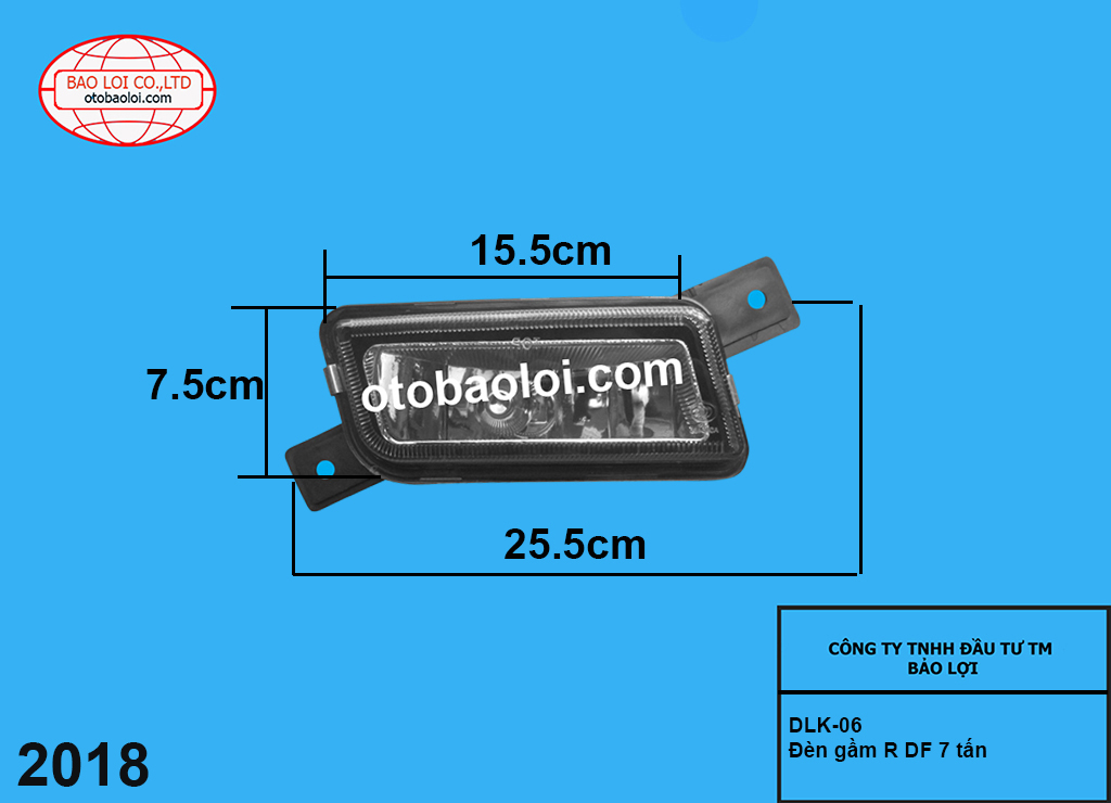Đèn gầm R DF 7 tấn