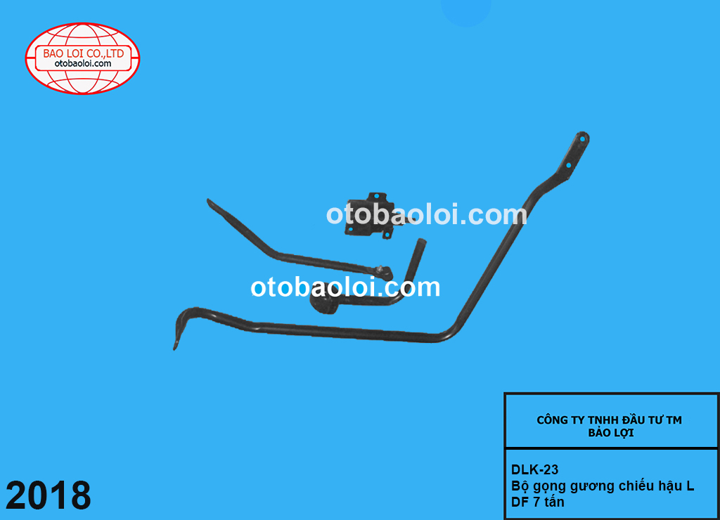 Bộ gọng gương chiếu hậu L DF 7 tấn