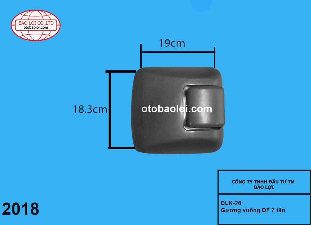 Gương vuông DF 7 tấn