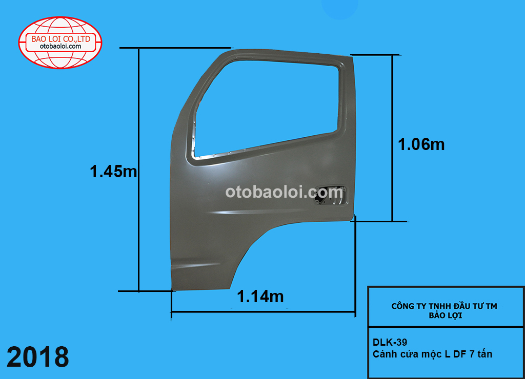 Cánh cửa mộc L DF 7 tấn