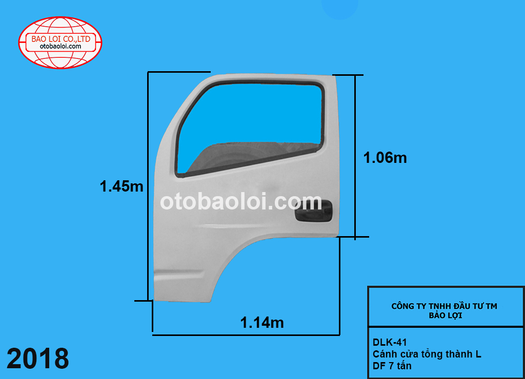 Cánh cửa tổng thành L DF 7 tấn
