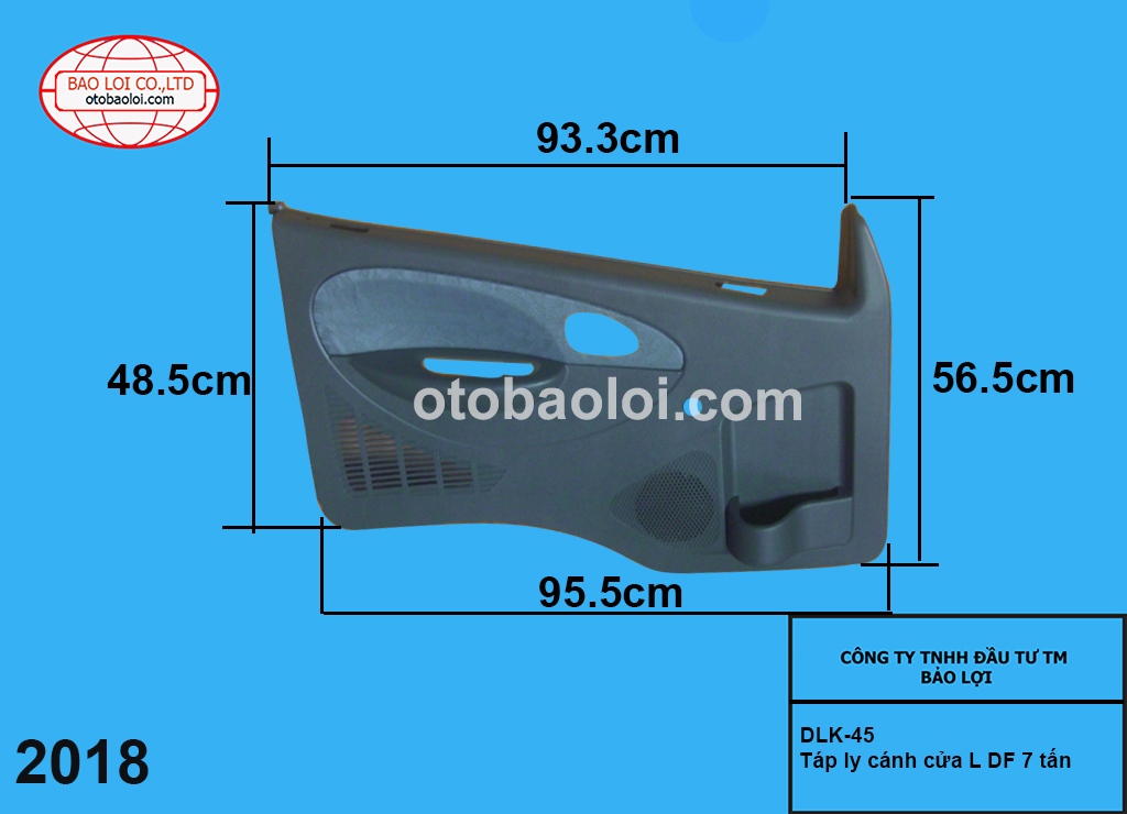 Táp ly cánh cửa L DF 7 tấn