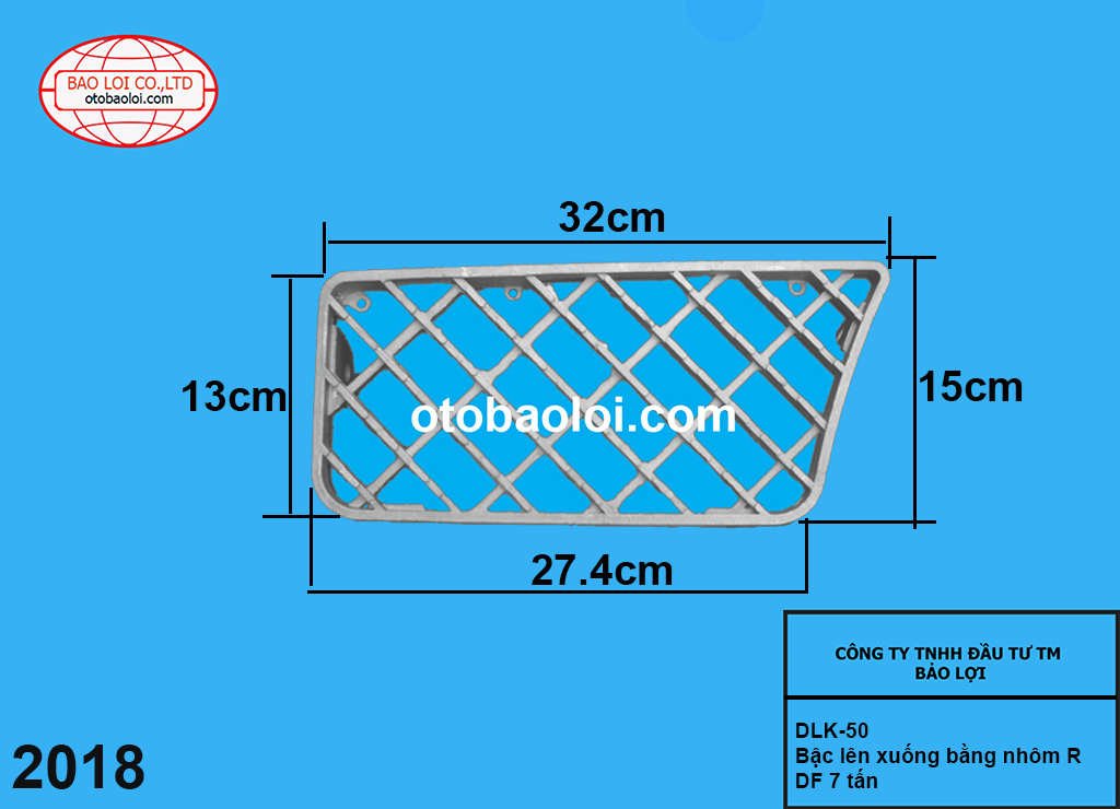 Bậc lên xuống bằng nhôm R DF 7 tấn