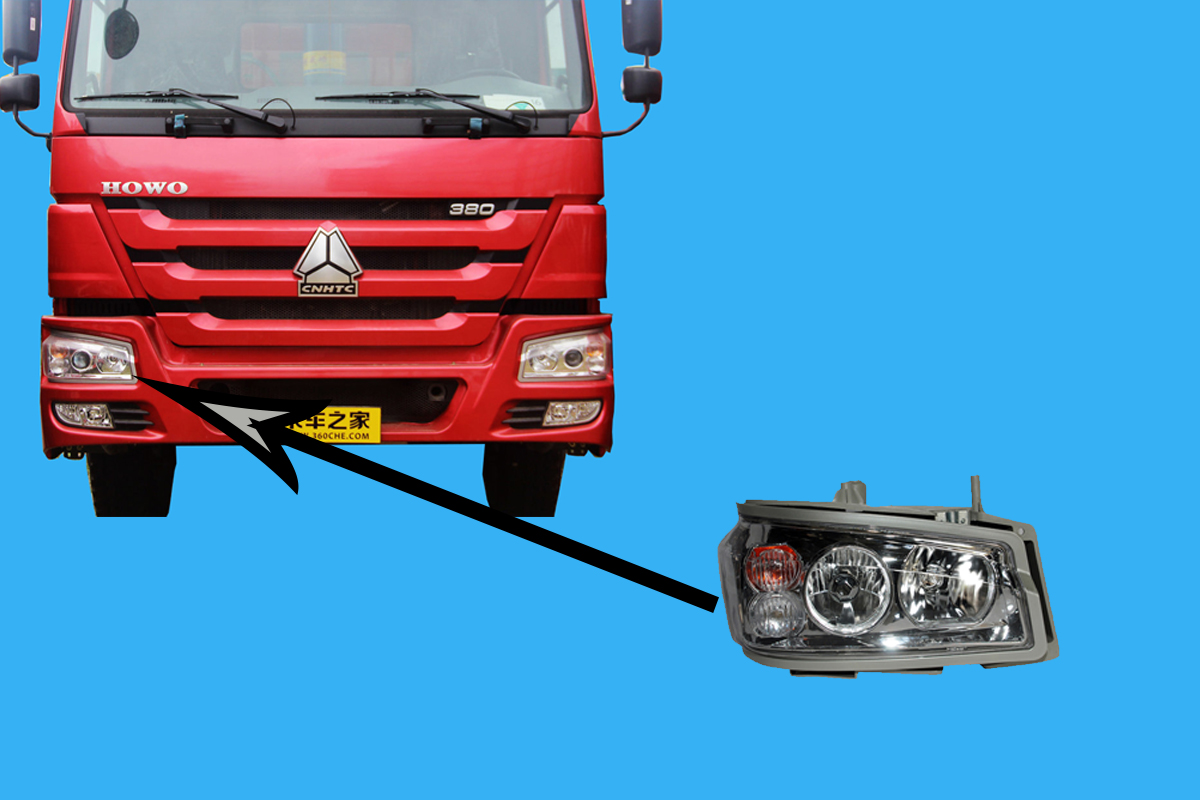 Đèn pha howo 2008R (den thuong)
