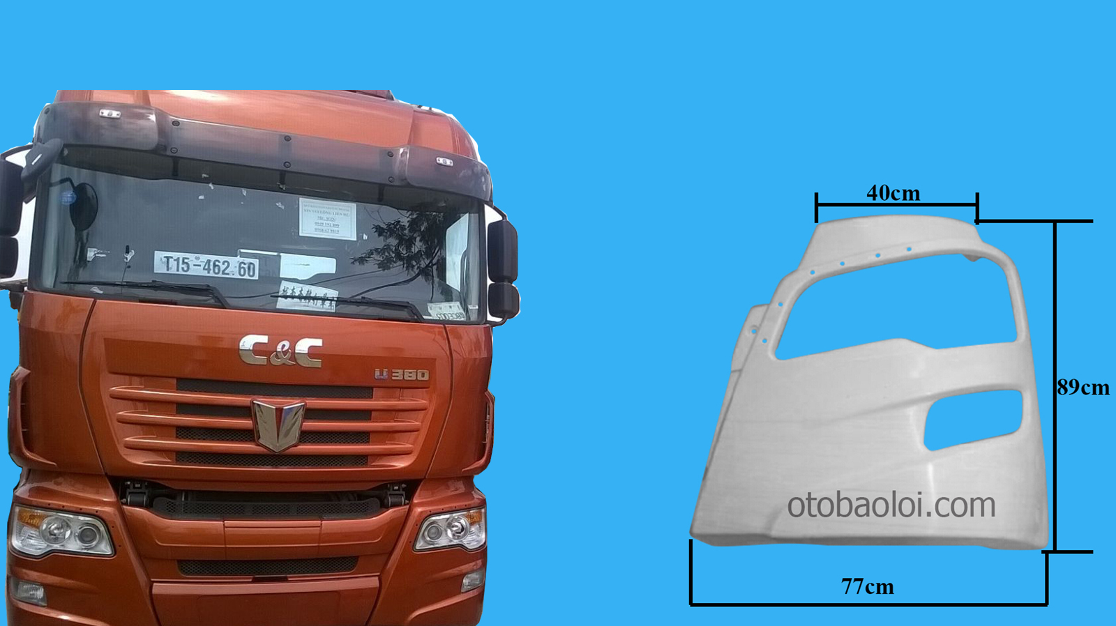 Khoang đèn pha Composite C&C L