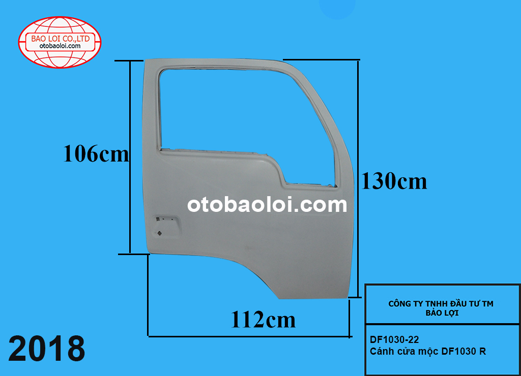 Cánh cửa mộc DF1030 R