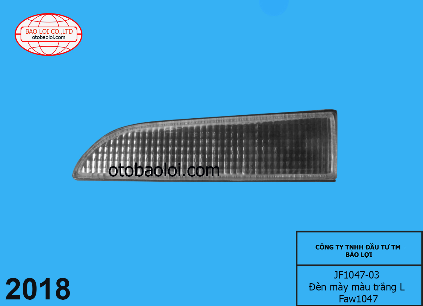 Đèn mày màu trắng L Faw1047