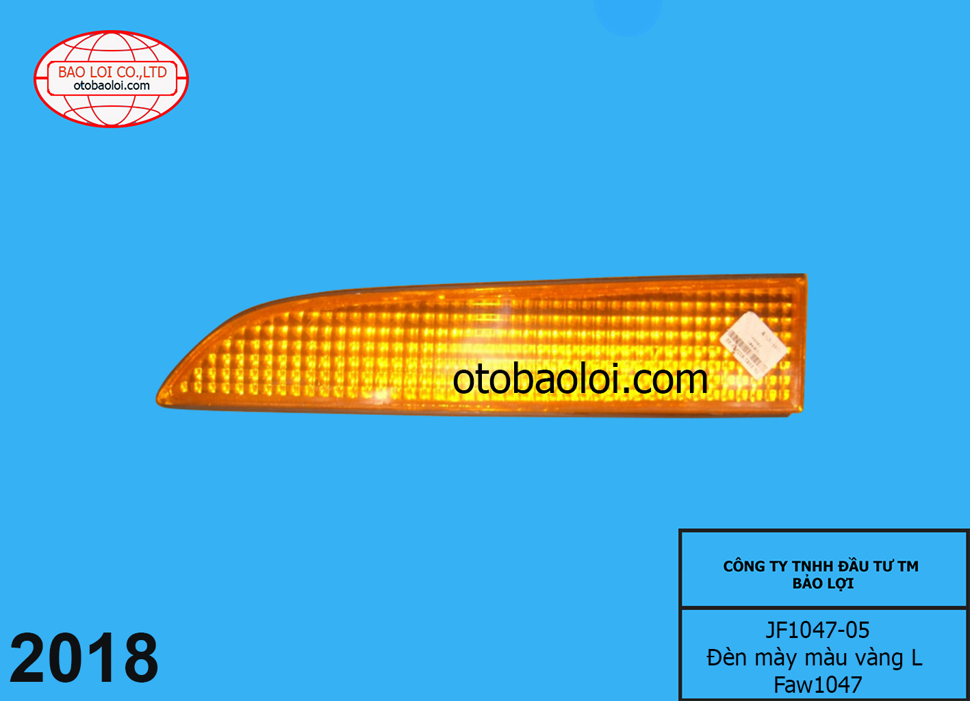 Đèn mày màu vàng L Faw1047