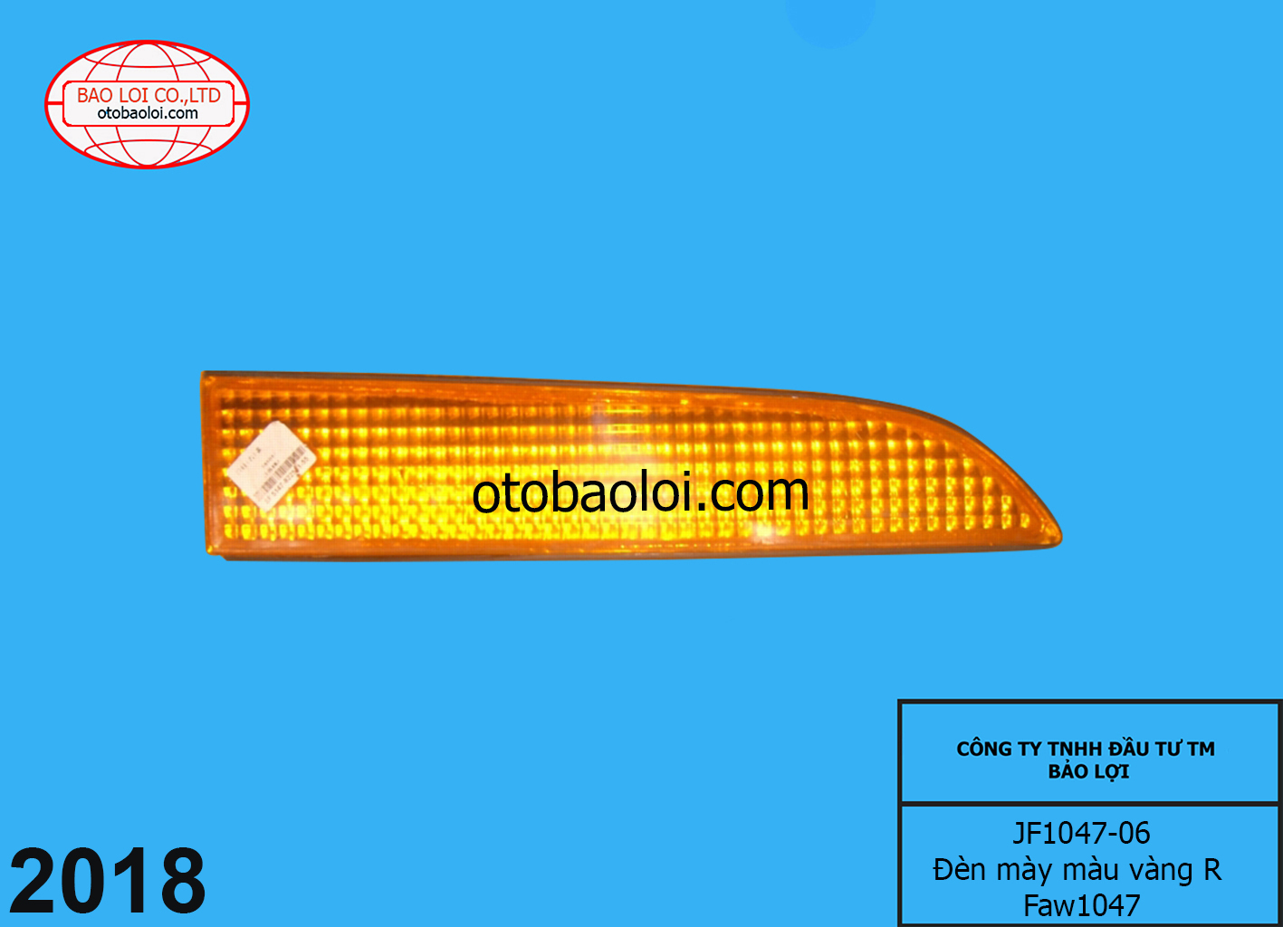 Đèn mày màu vàng R Faw1047