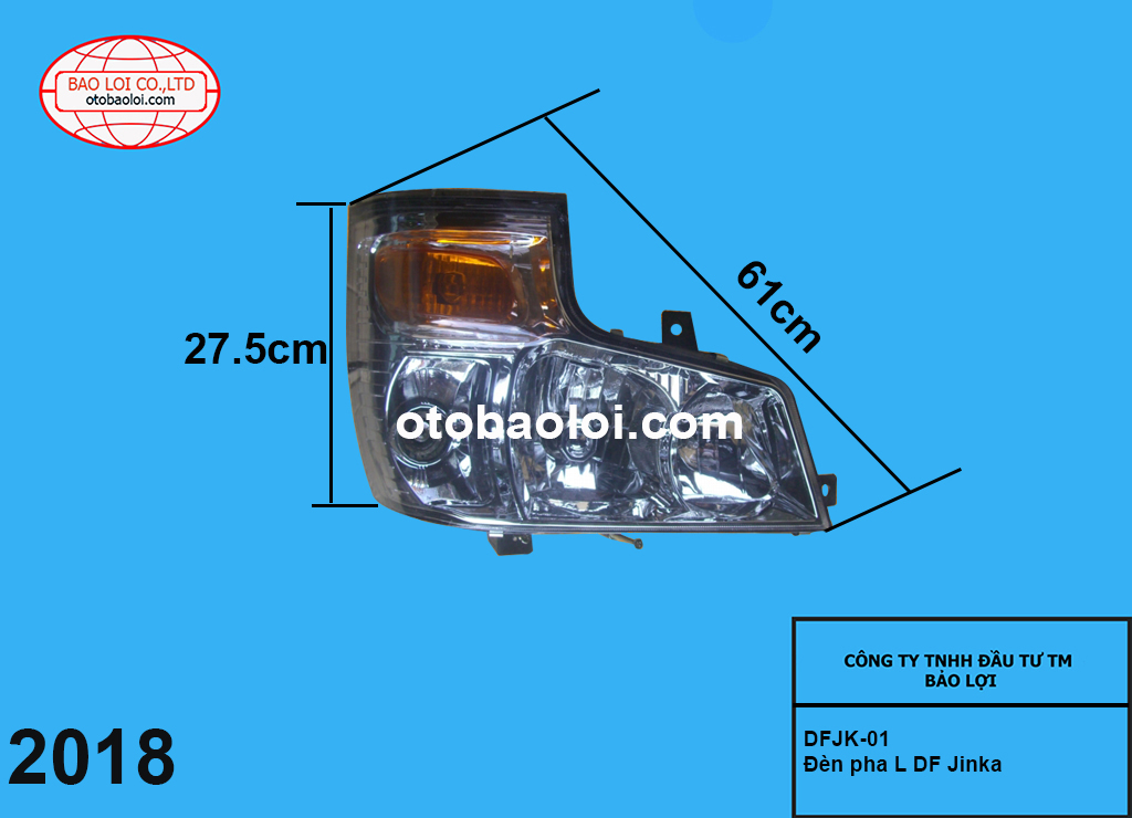 Đèn pha R DF Jinka