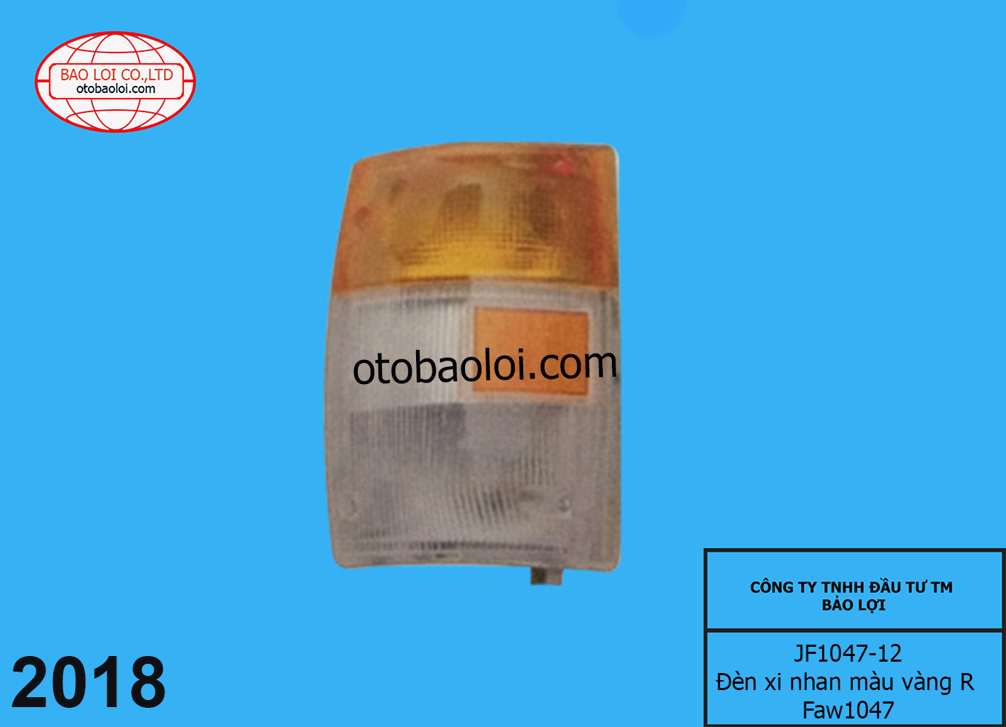 Đèn xi nhan màu vàng R Faw1047