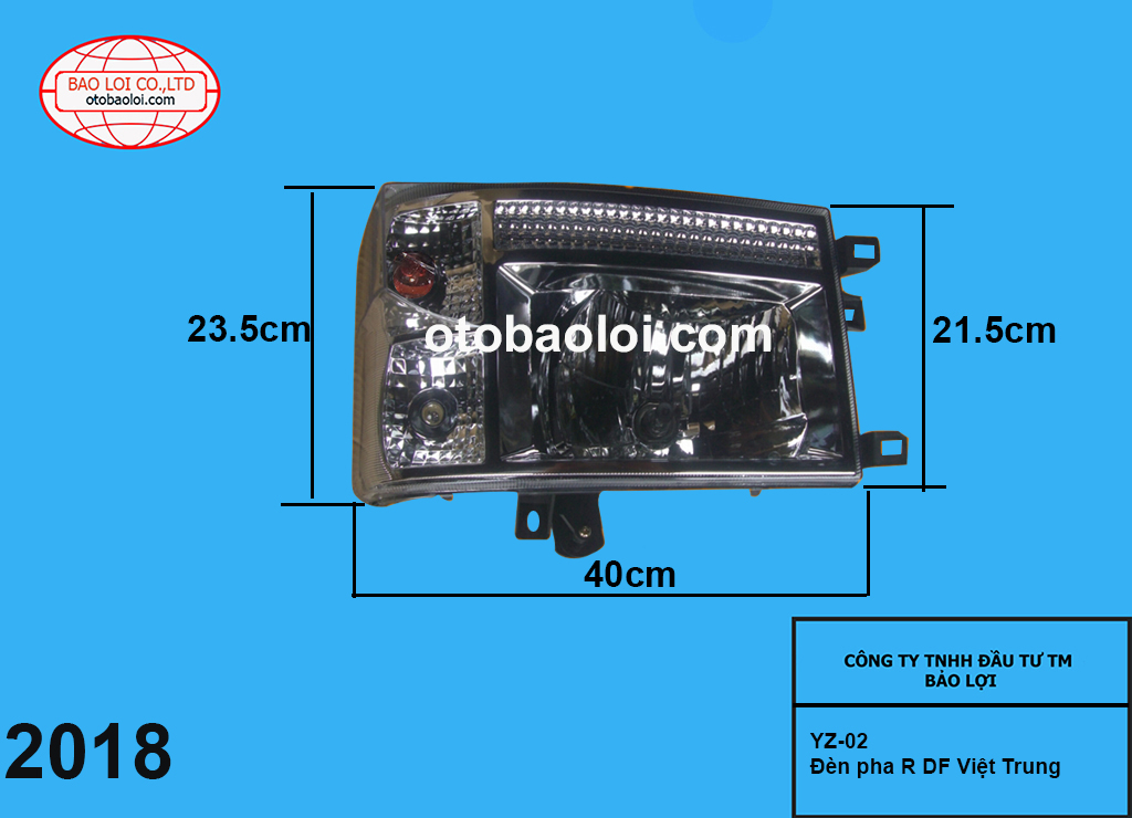 Đèn pha R DF Việt Trung