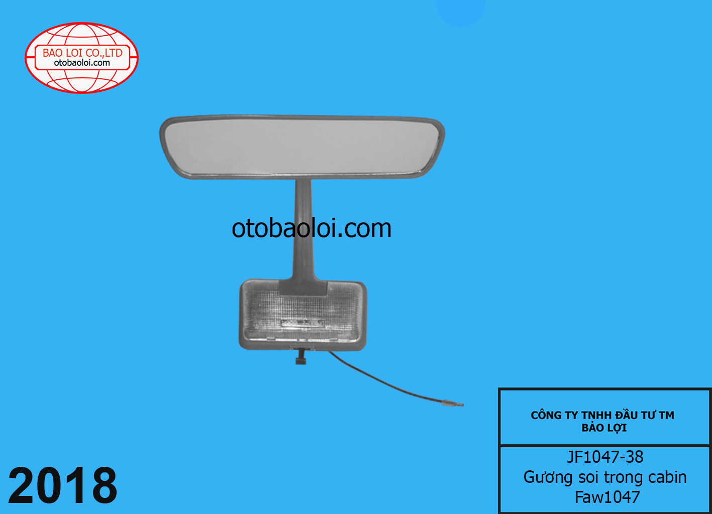Gương soi trong cabin Faw1047