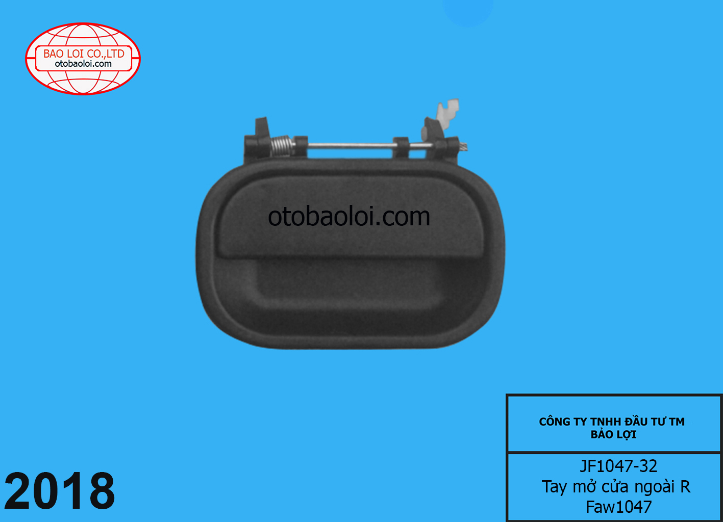 Tay mở cửa ngoài R Faw1047