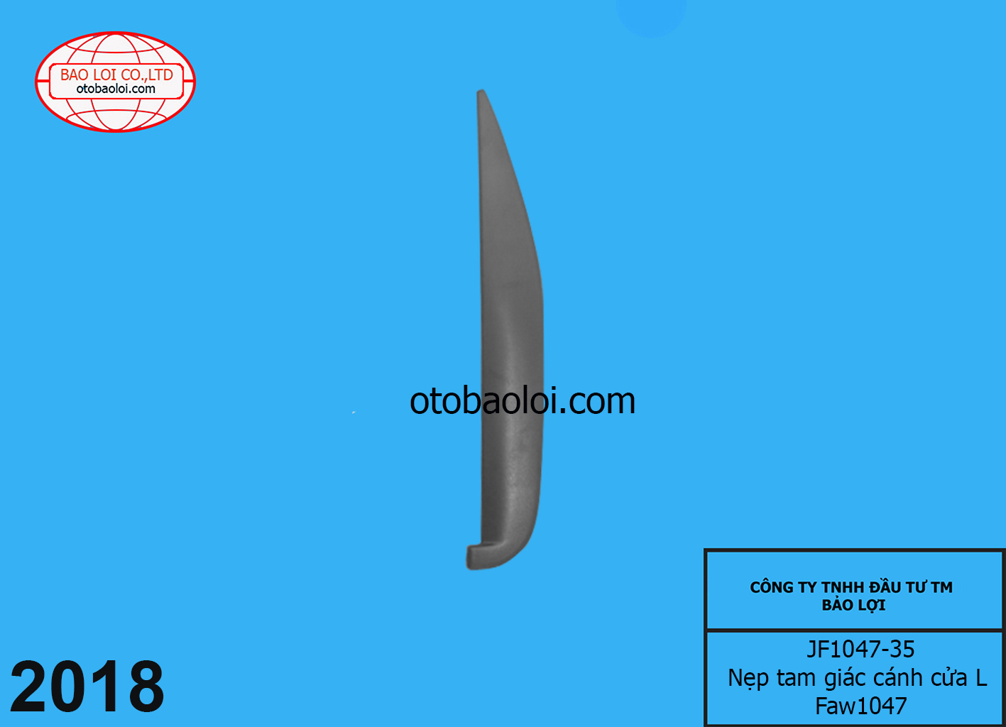 Nẹp tam giác cánh cửa L Faw1047