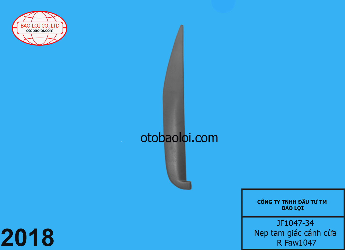 Nẹp tam giác cánh cửa R Faw1047