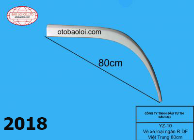 Vè xe loại ngắn R DF Việt Trung 80cm