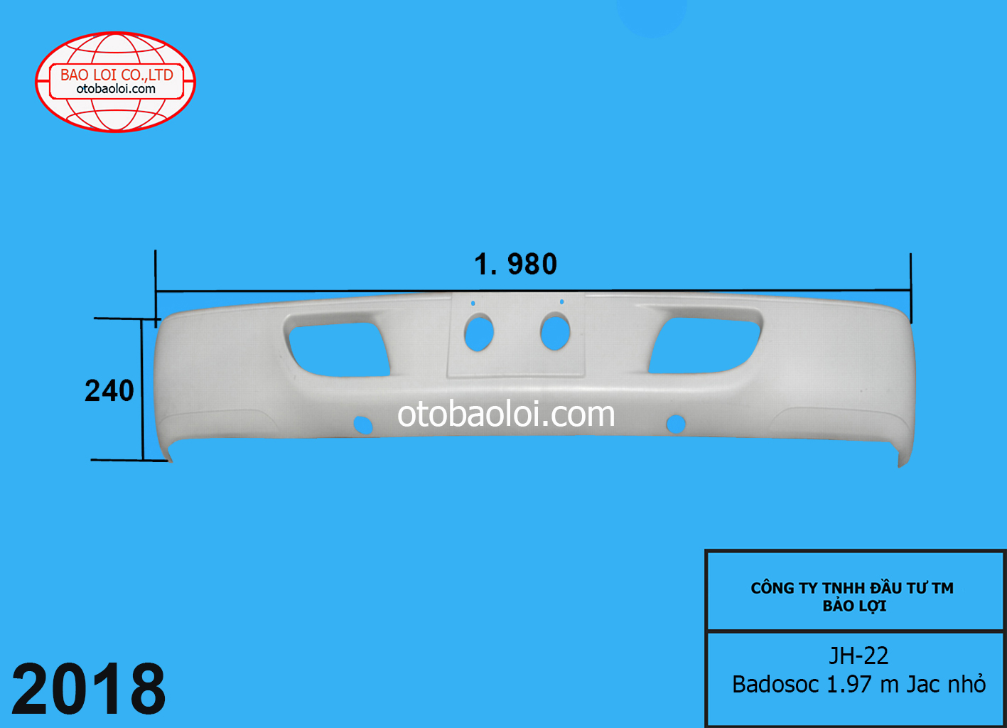 badosoc 1.97 m Jac nhỏ