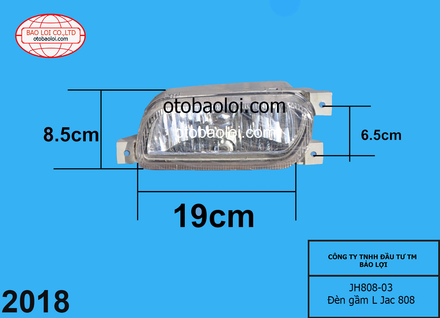 Đèn gầm L Jac 808