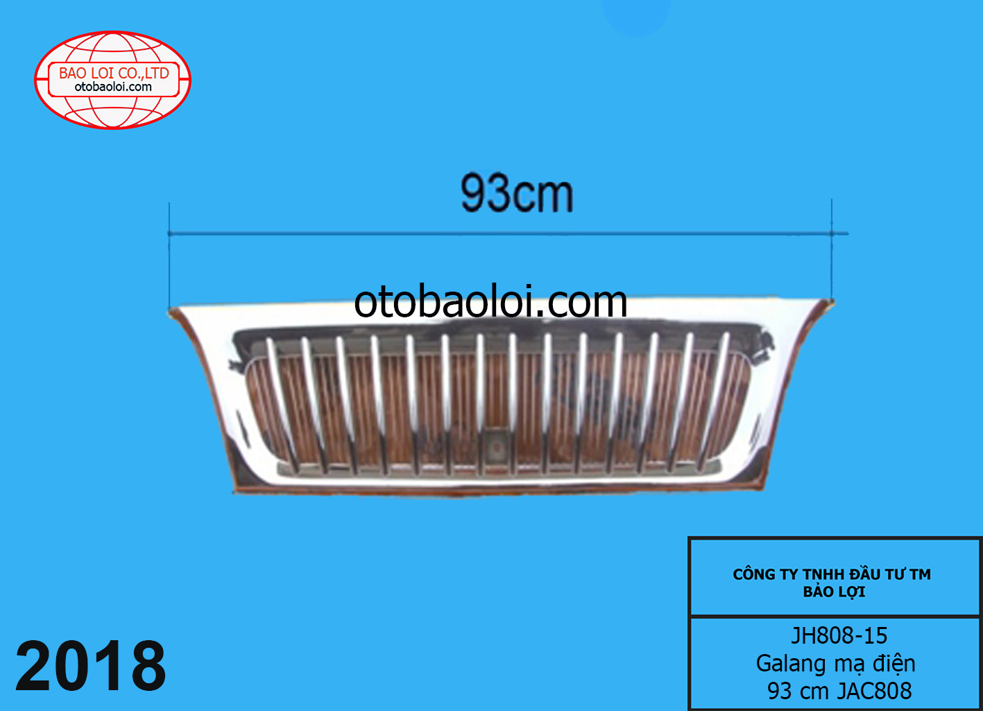 galang mạ điện 98cm JAC808