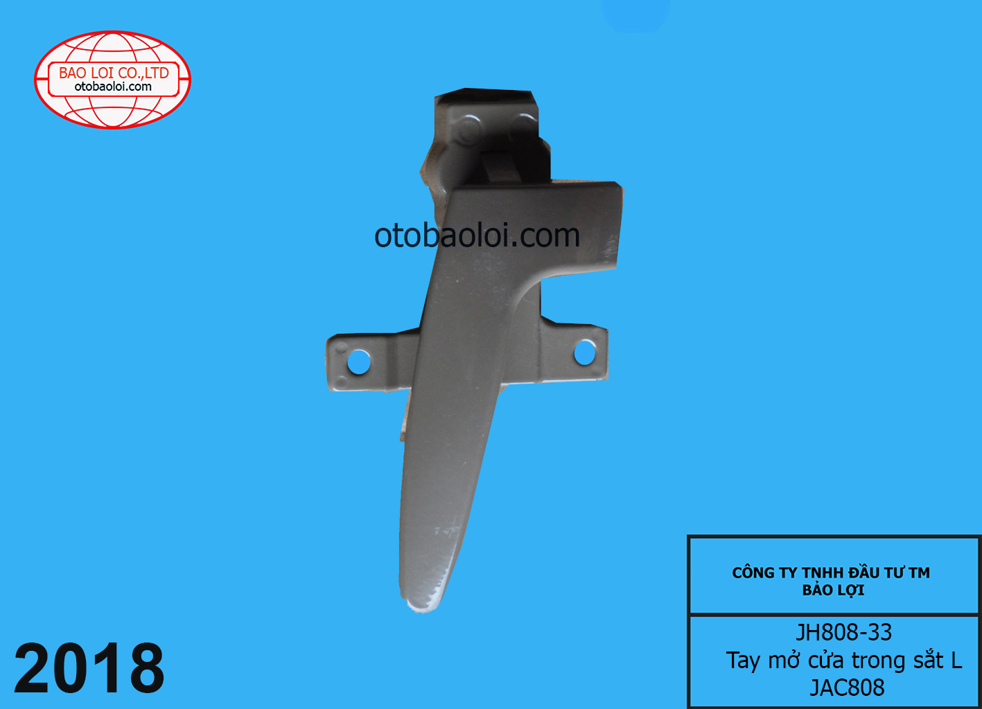 Tay mở cửa trong sắt L JAC808