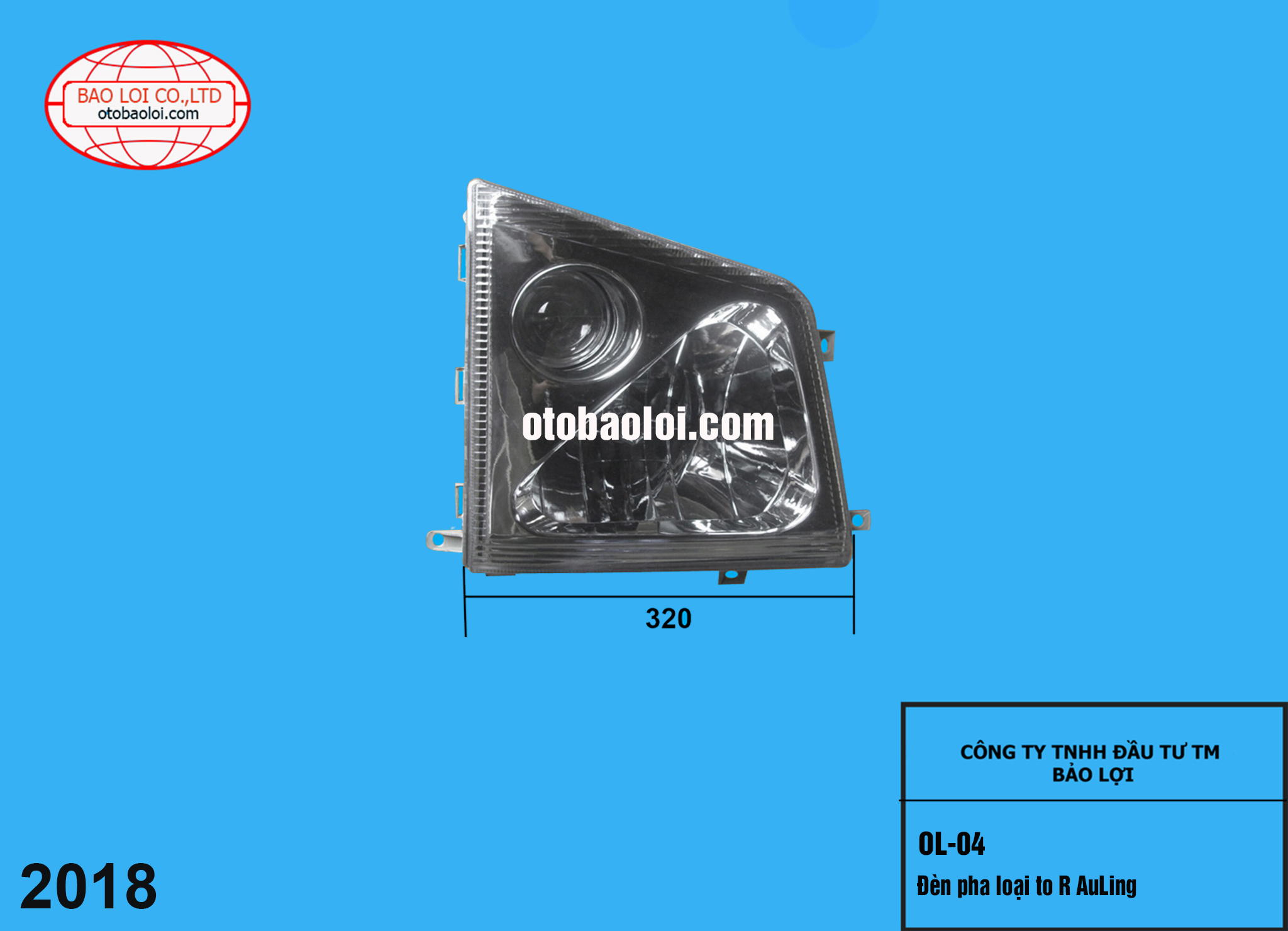 Đèn pha loại to R AuLing