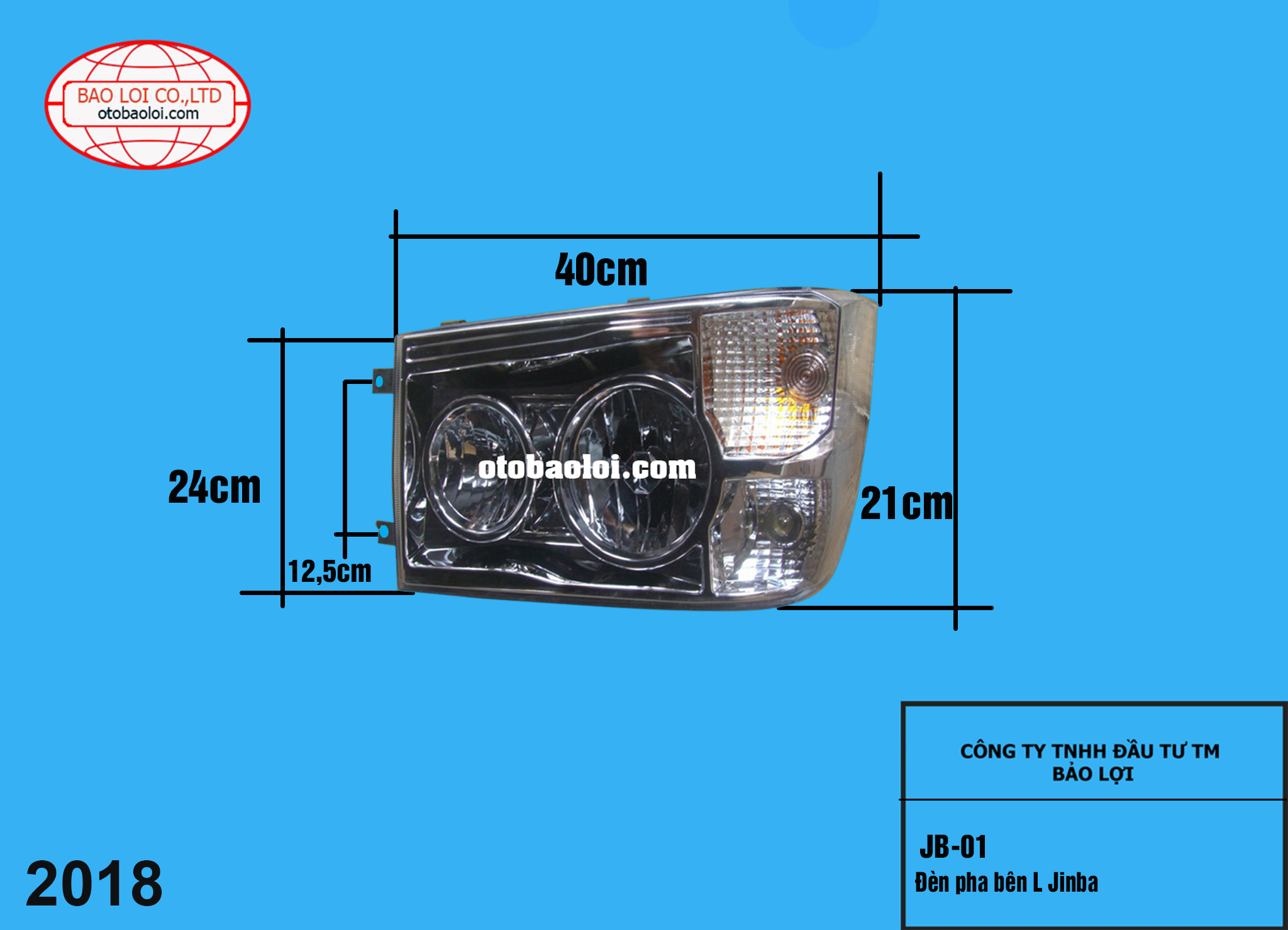 Đèn pha bên L Jinba