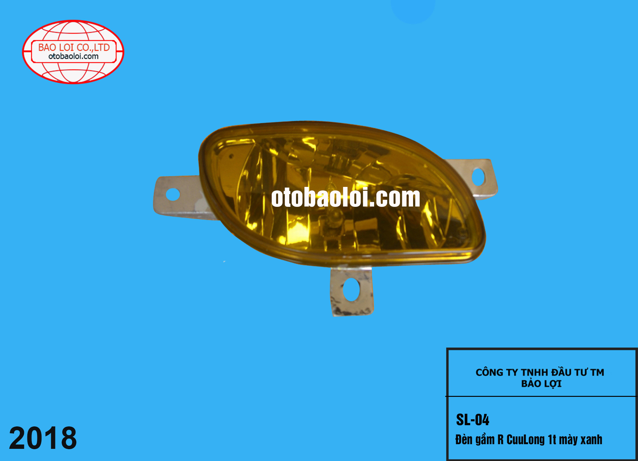 Đèn gầm R CuuLong 1t mày xanh