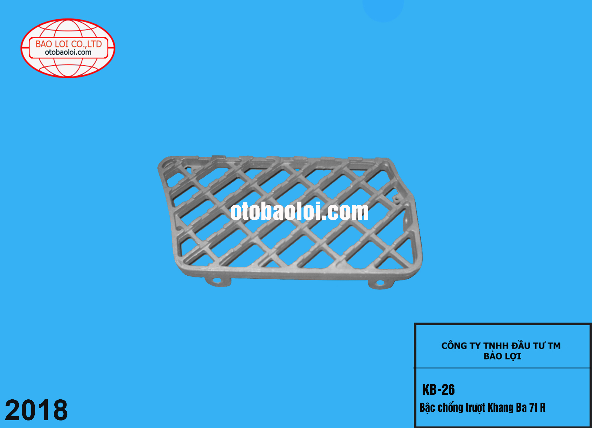 Bậc chống trượt Khang Ba 7t R