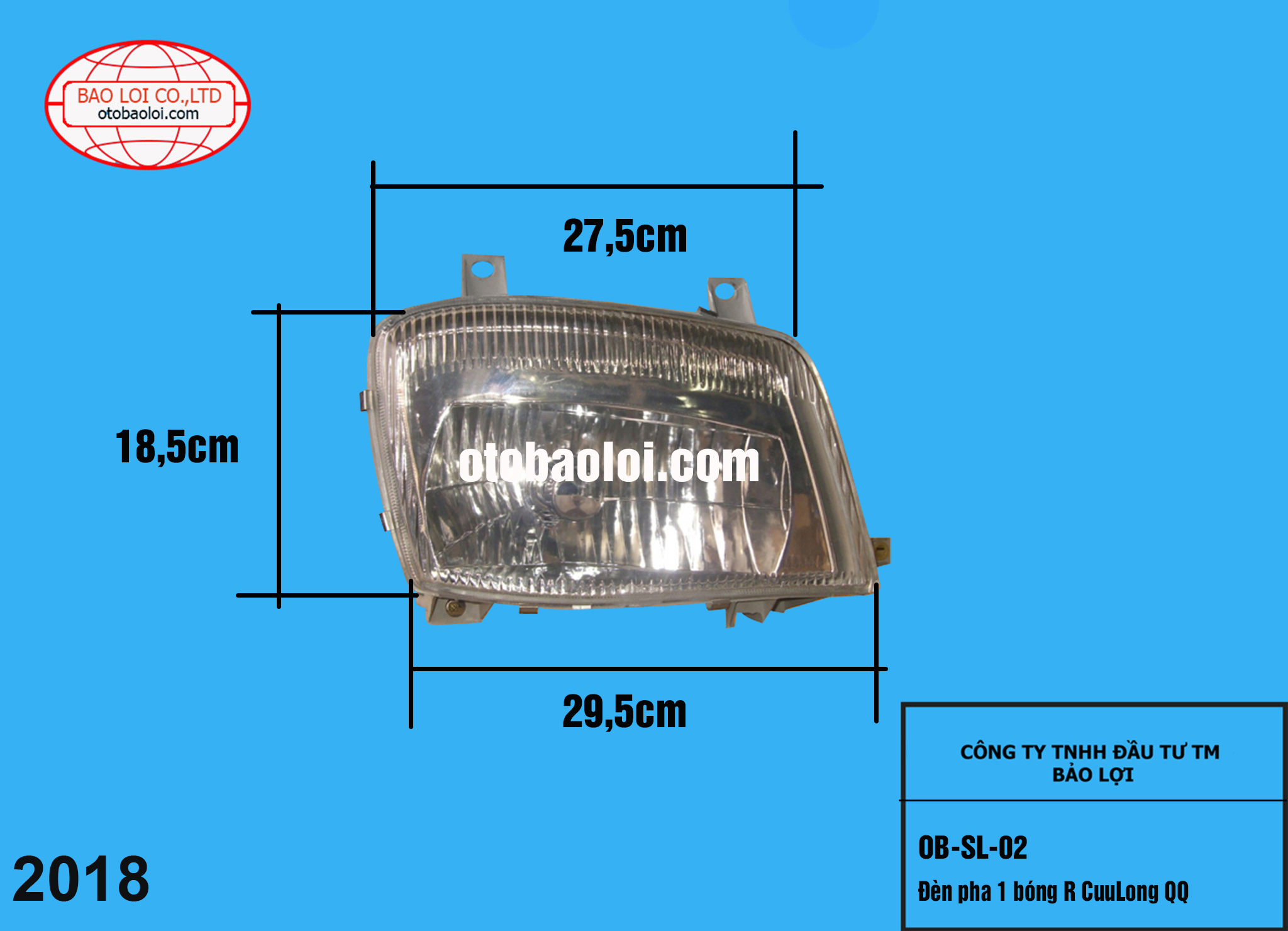 Đèn pha 1 bóng R CuuLong QQ