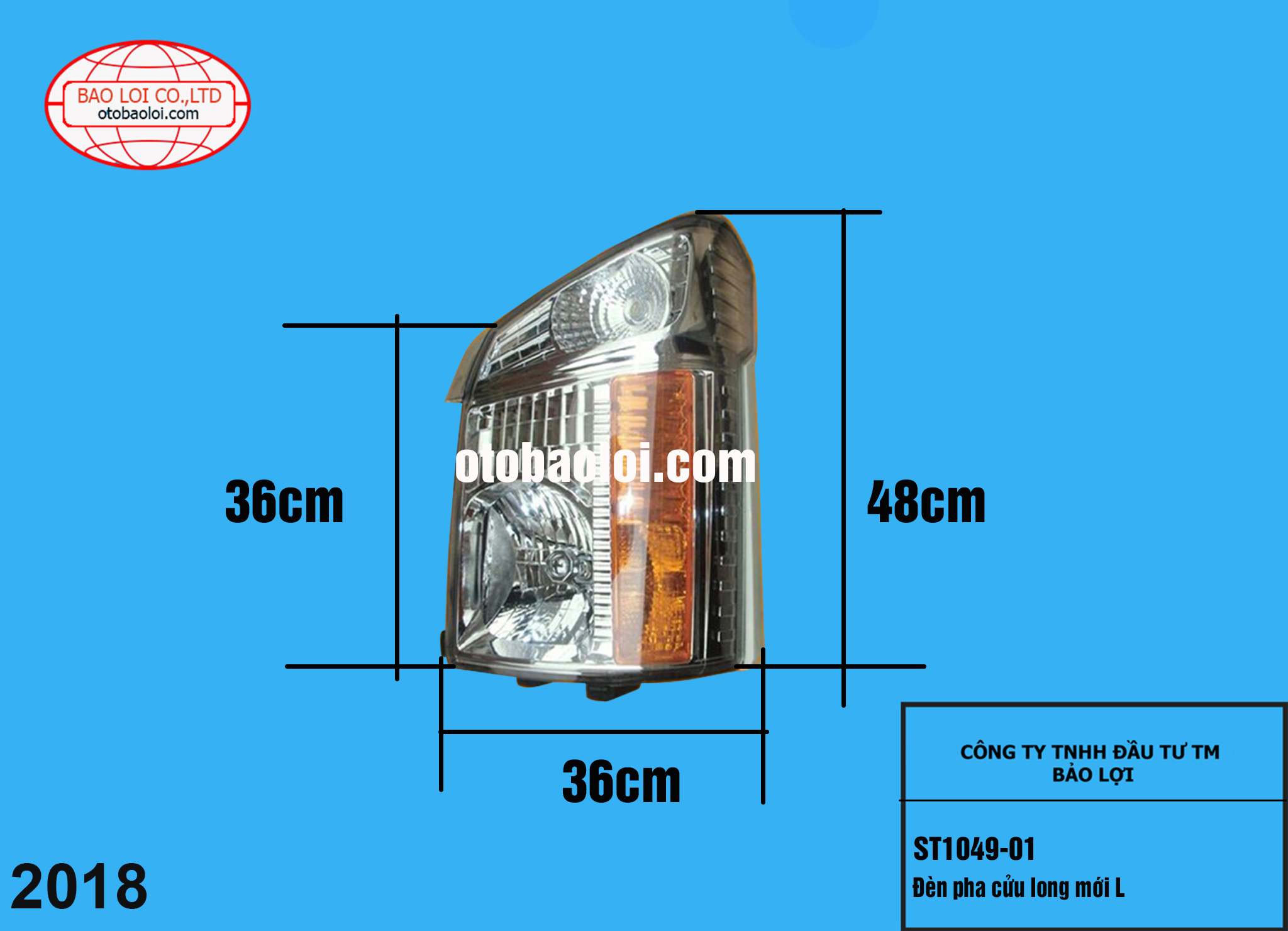 Đèn pha cửu long mới L
