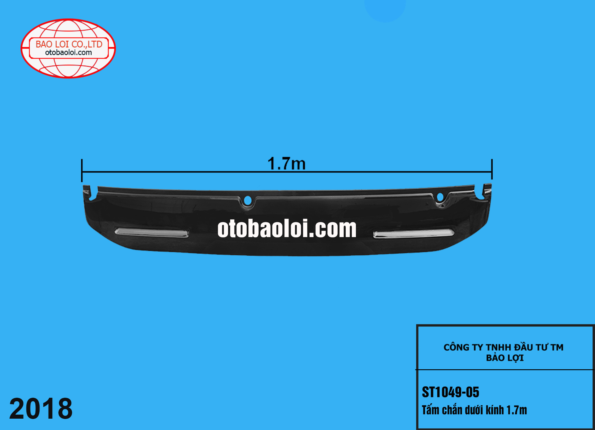 Tấm chắn dưới kính 1.7m