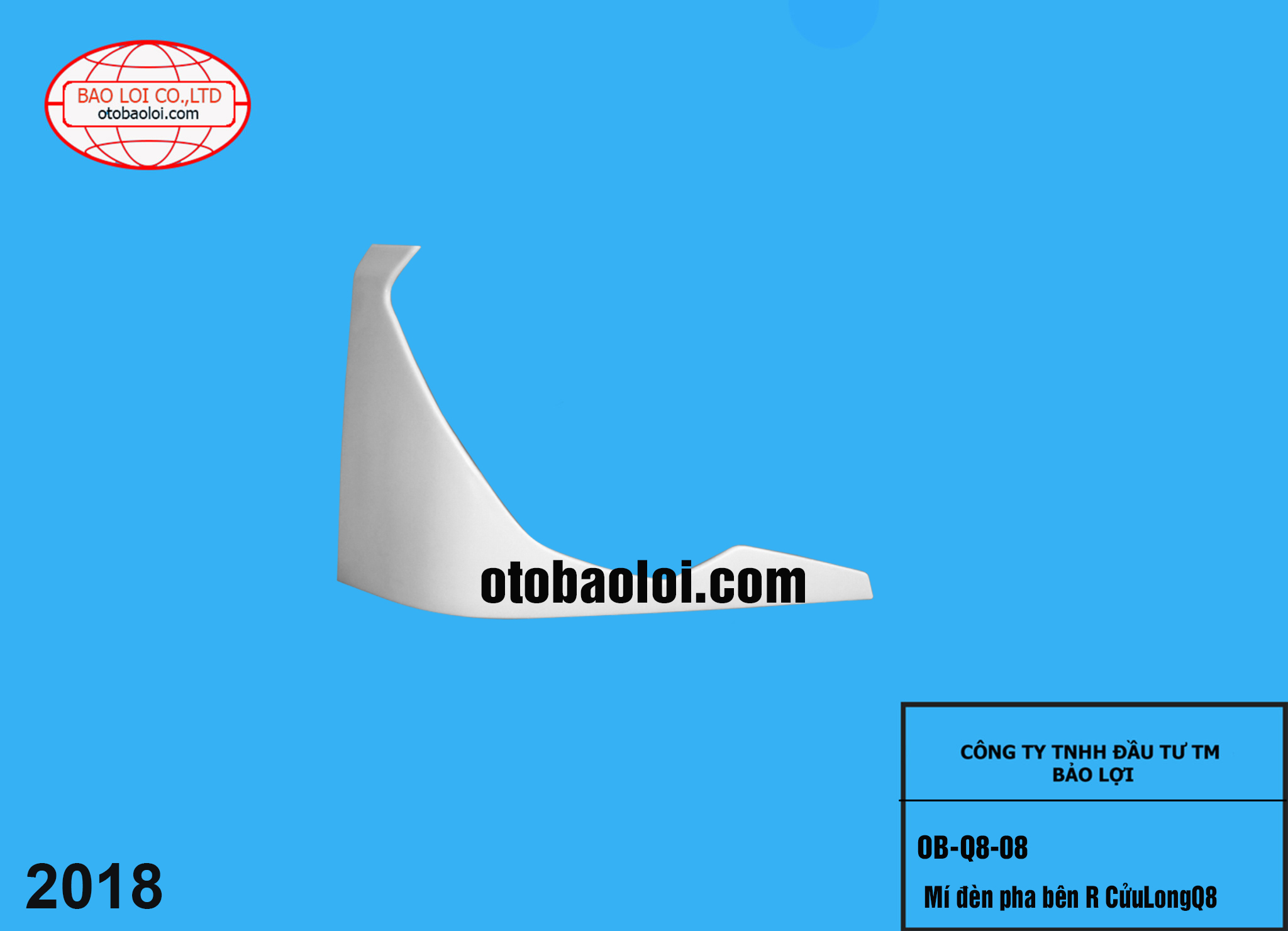 Mí đèn pha bên R CửuLongQ8