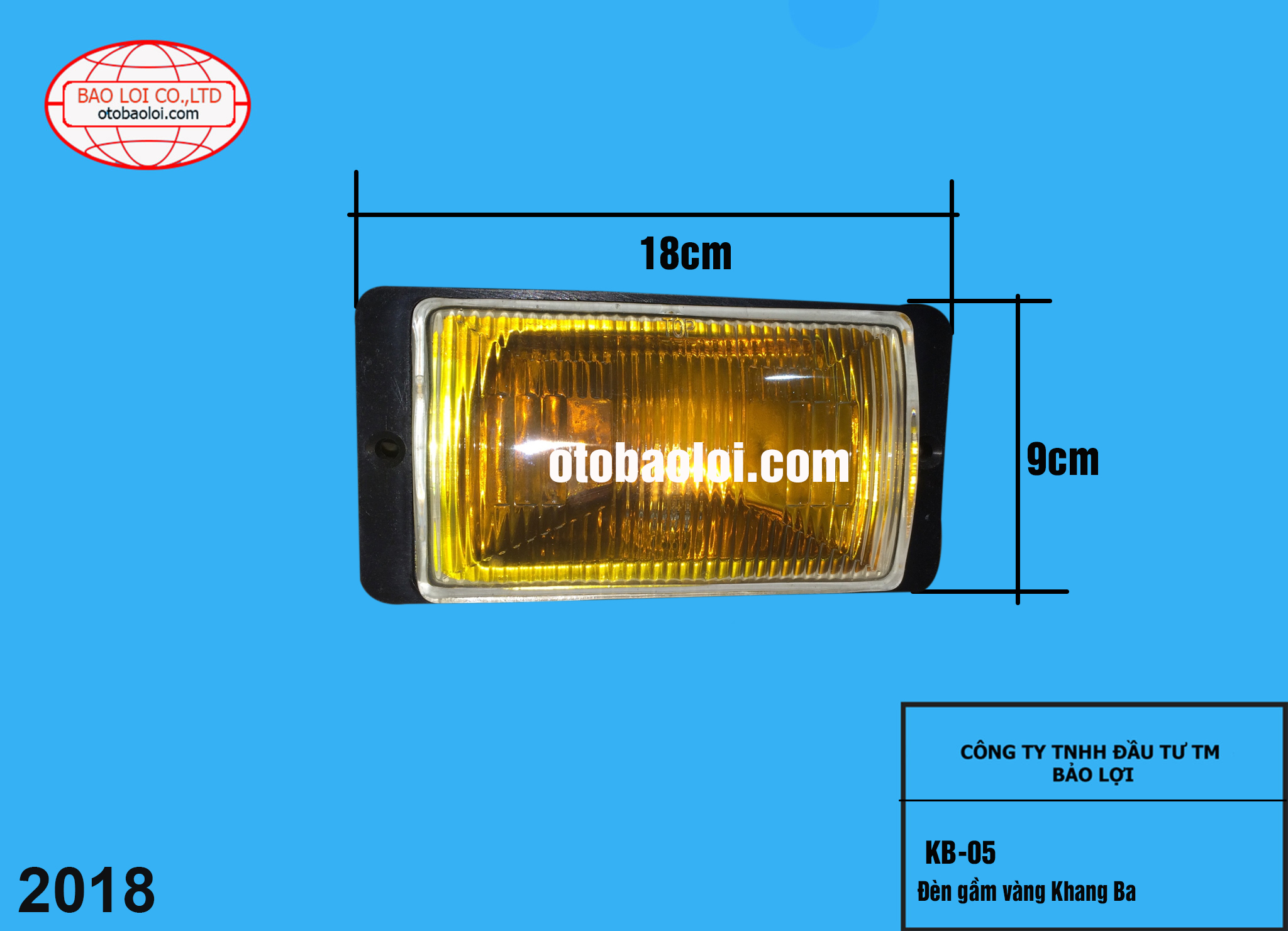 Đèn gầm vàng Khang Ba