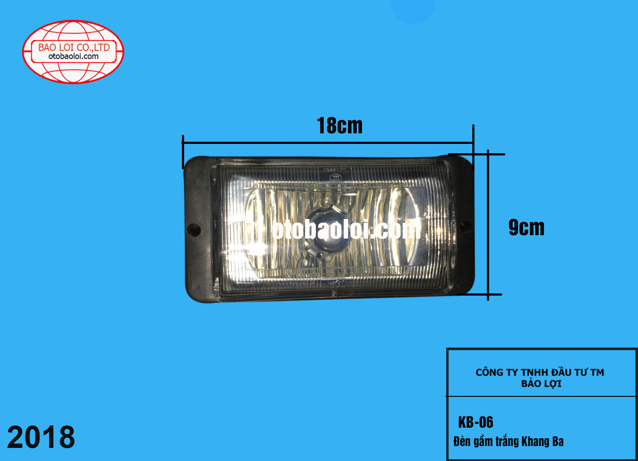 Đèn gầm trắng Khang Ba