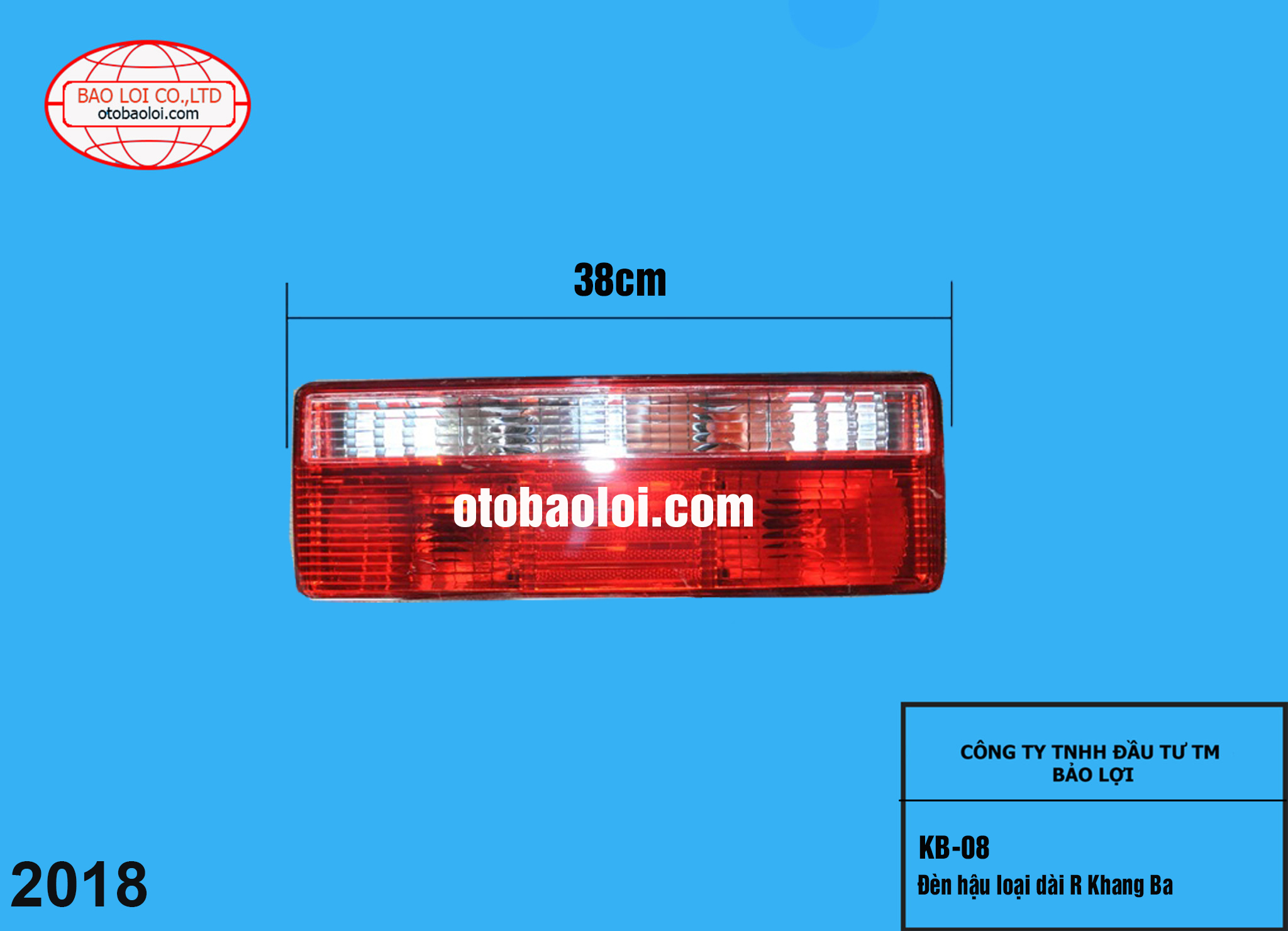 Đèn hậu loại dài R Khang Ba