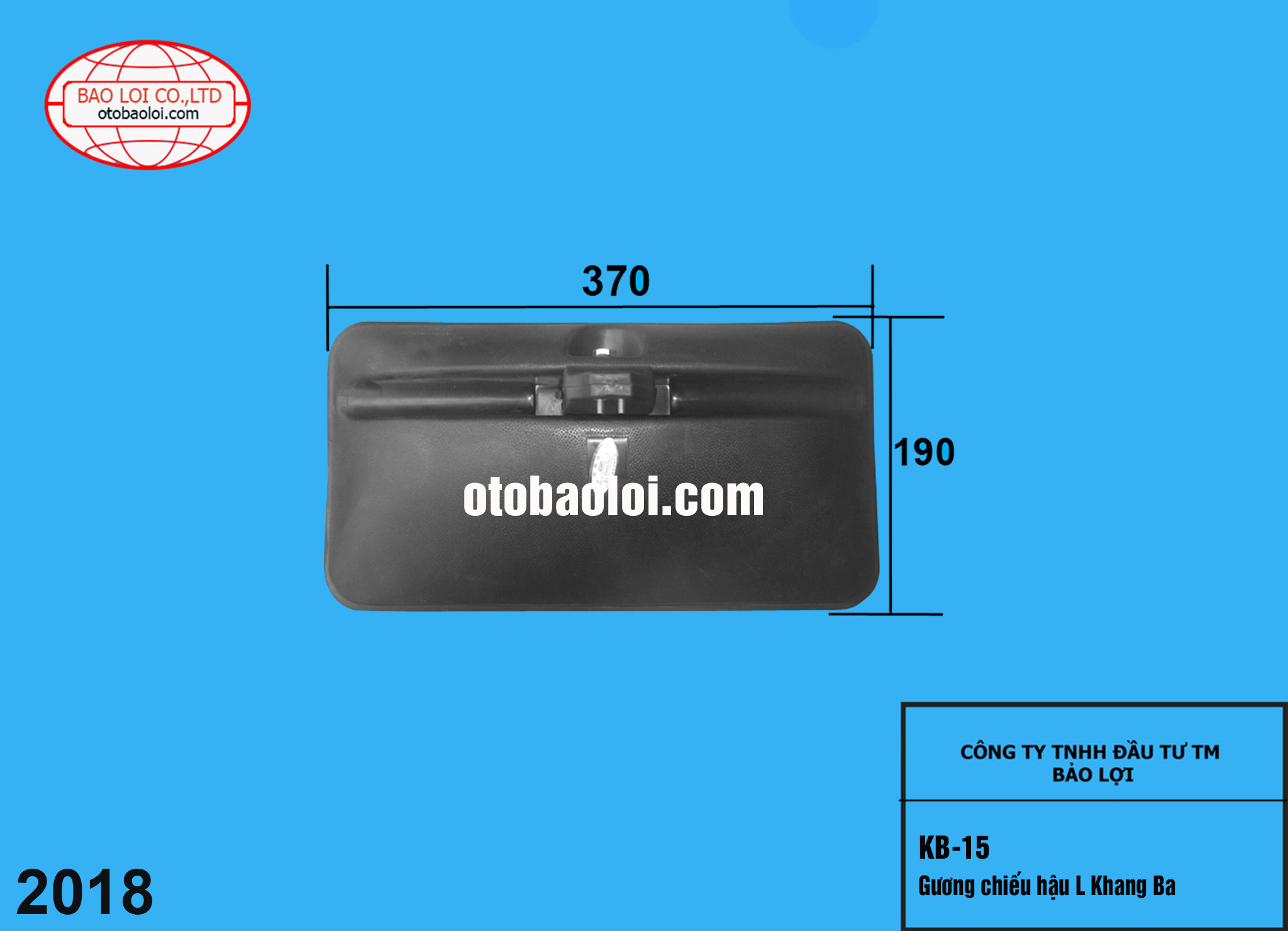 Gương chiếu hậu L Khang Ba