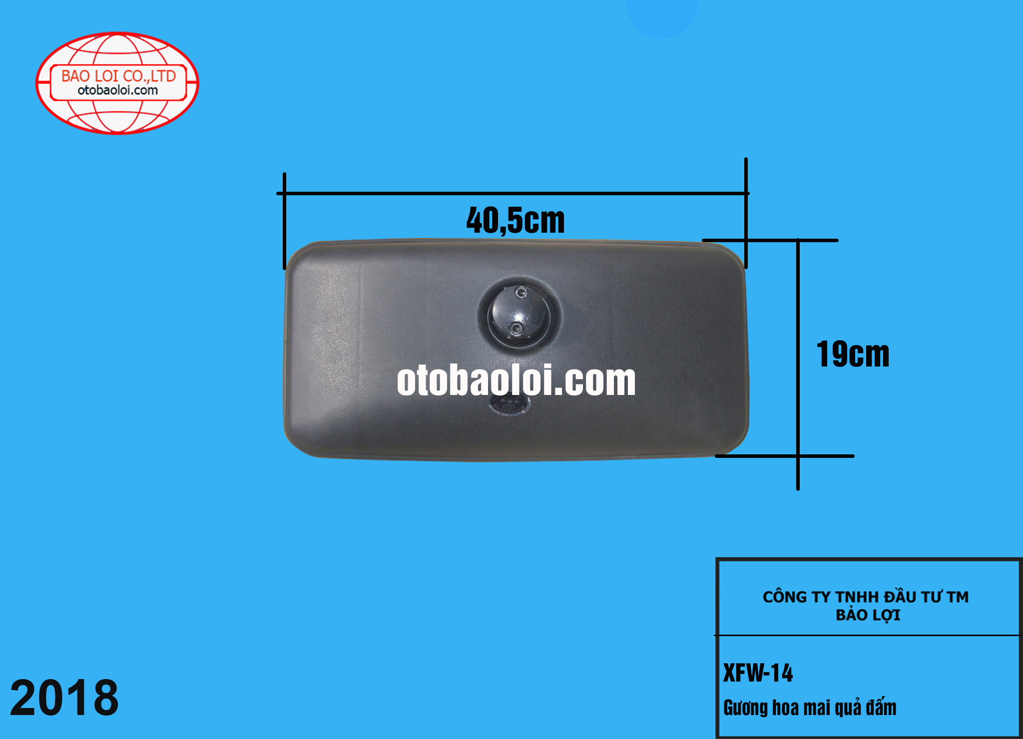 Gương hoa mai quả đấm 