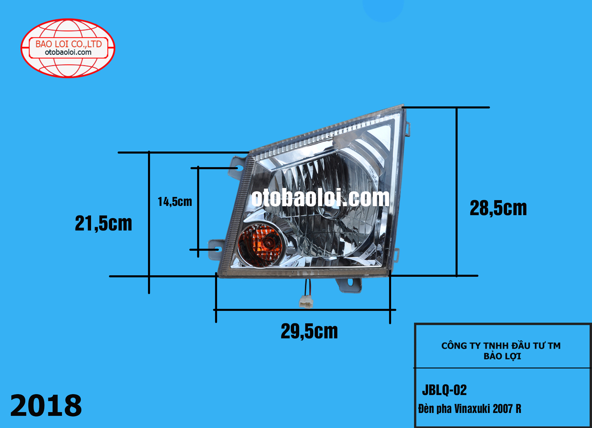 Đèn pha Vinaxuki 2007 R