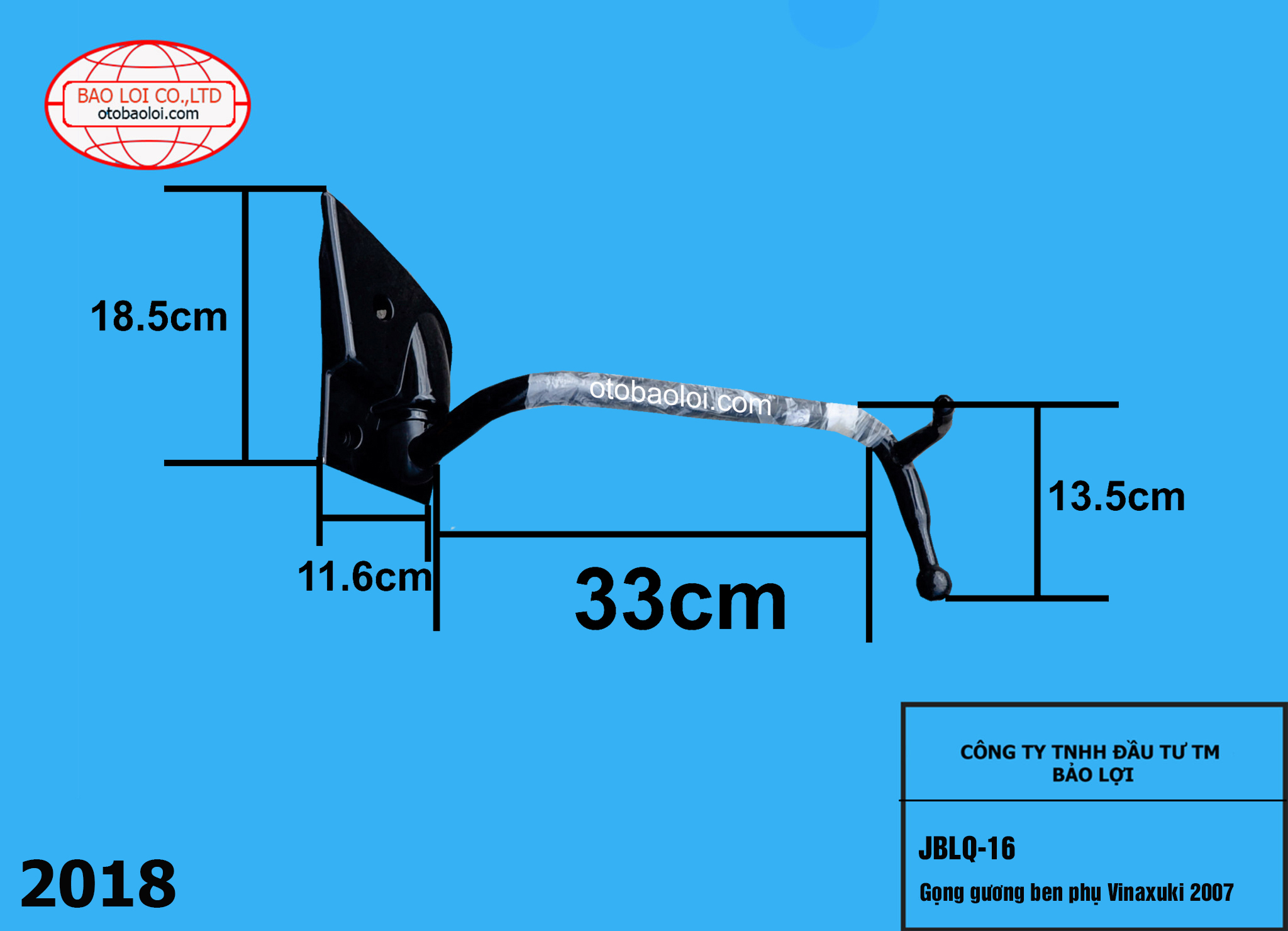 Gọng gương ben phụ Vinaxuki 2007