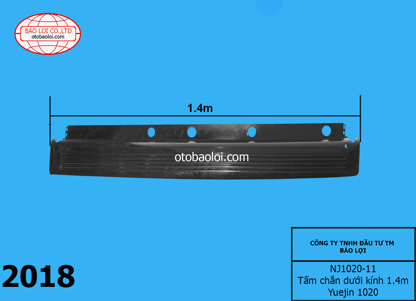 Tấm chắn dưới kính 1.55 m