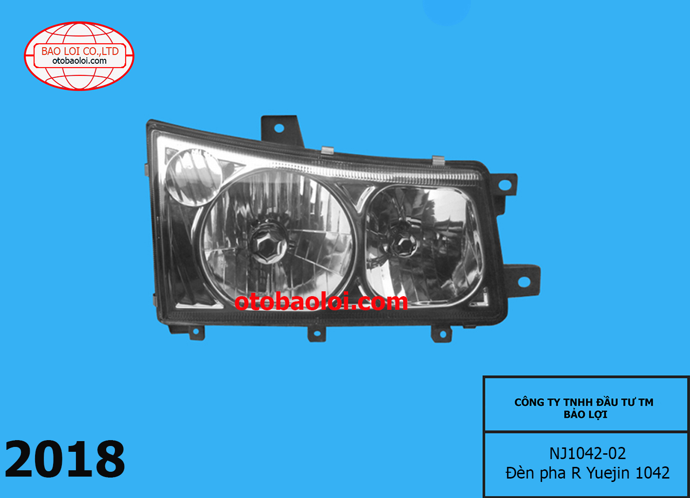Đèn pha R Yuejin 1042