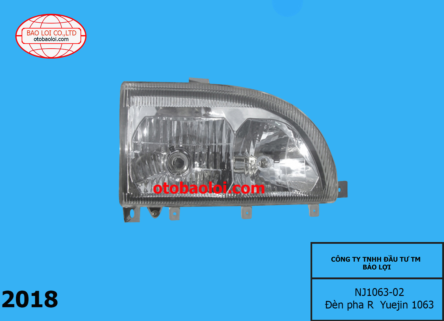 Đèn pha R  Yuejin 1063