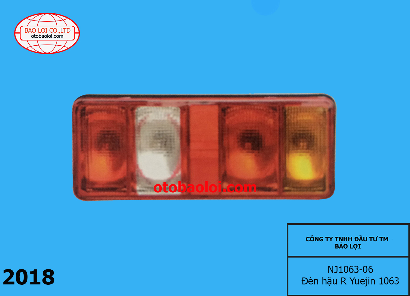 Đèn hậu R  Yuejin 1063