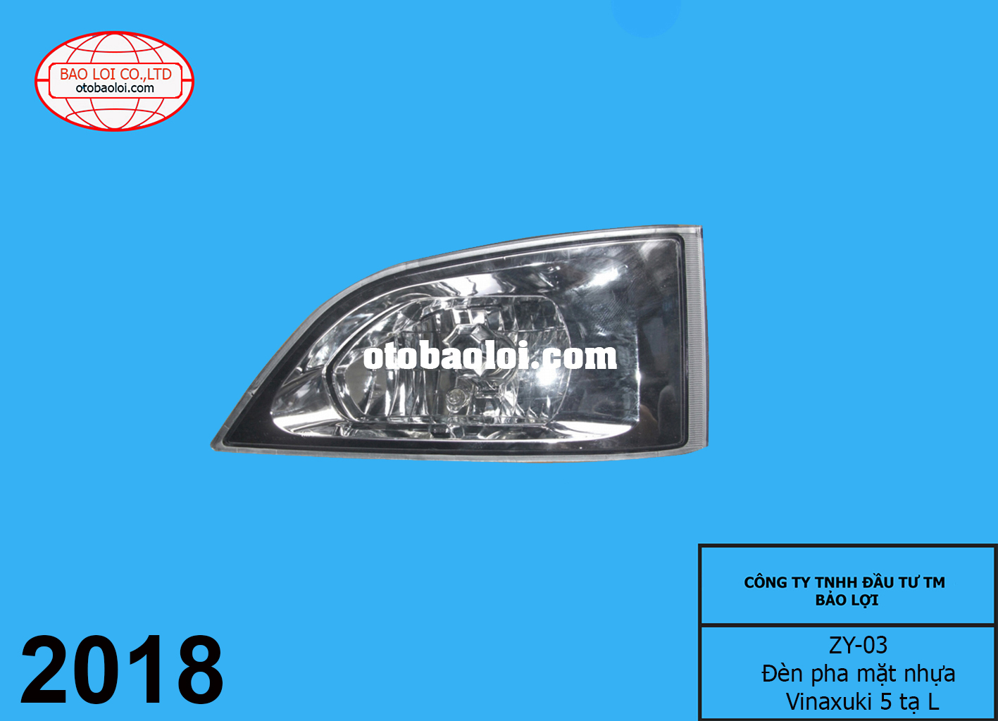 Đèn pha mặt nhựa Vinaxuki 5 tạ L