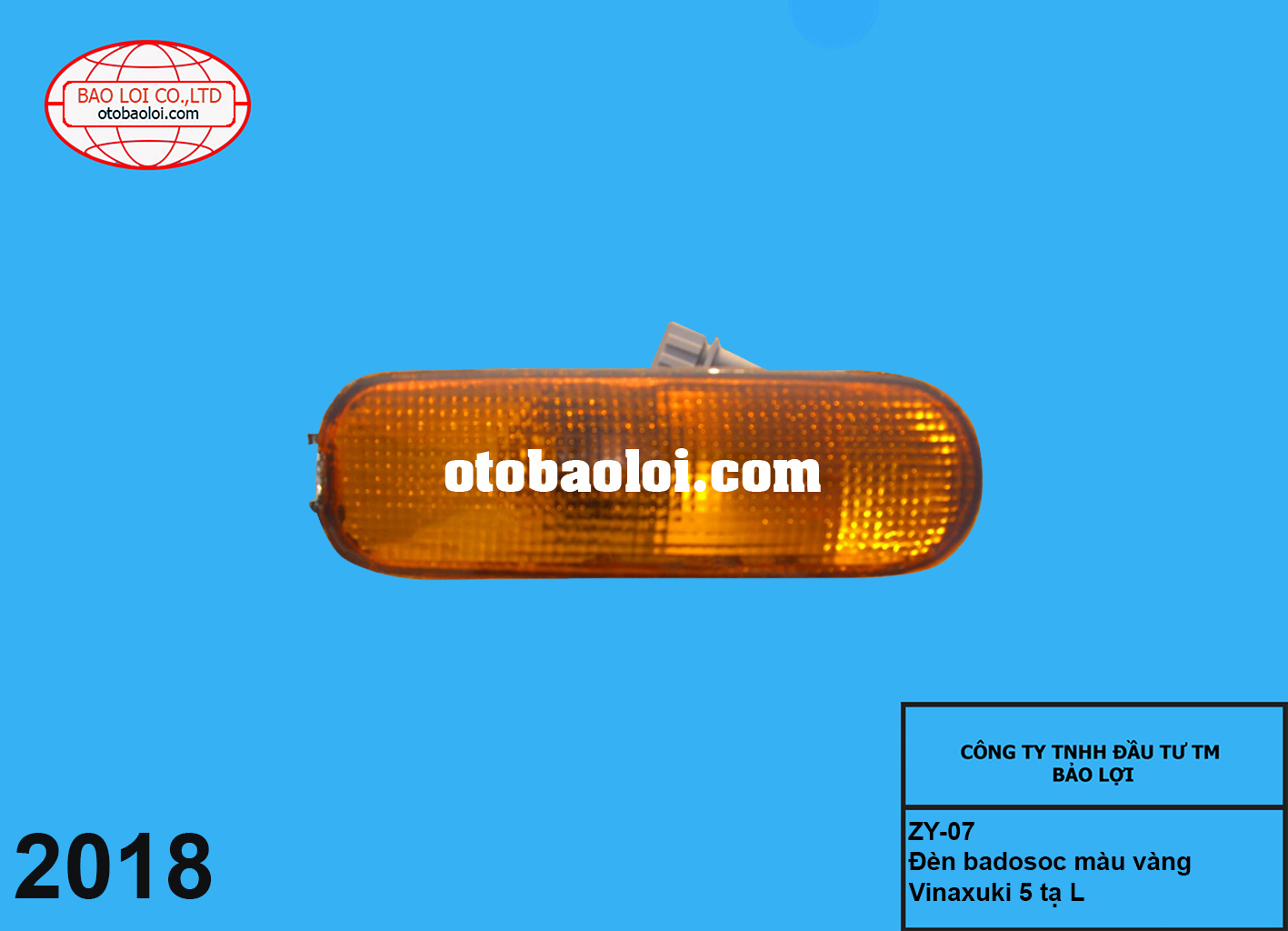 Đèn badosoc màu vàng Vinaxuki 5 tạ L