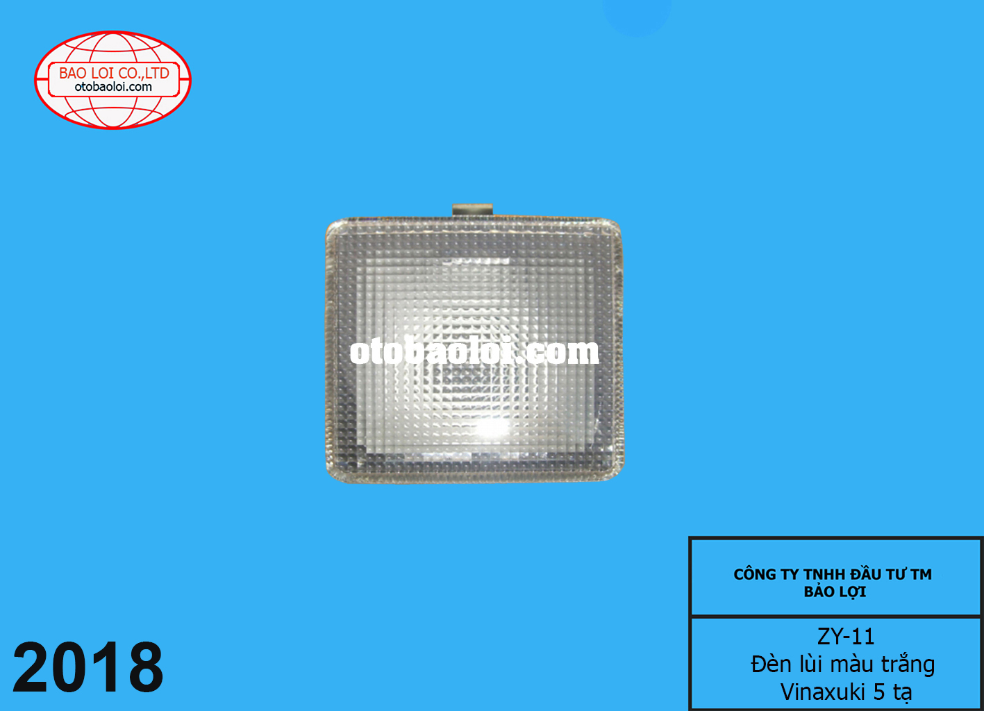 Đèn lùi màu trắng Vinaxuki 5 tạ